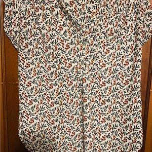 Stunning Floral Print Women's Blouse